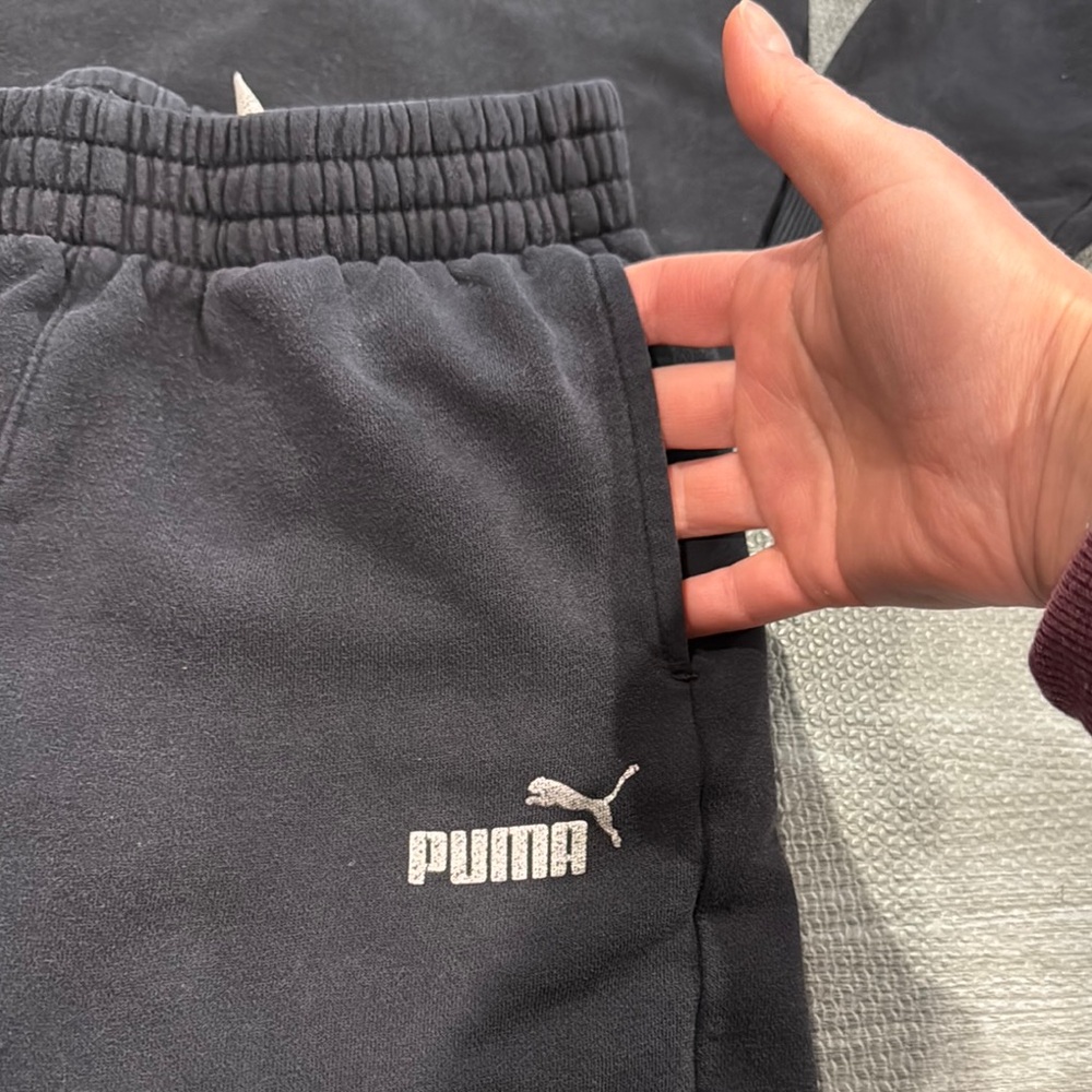 PUMA Kids Black Hoodie and Jogger 3 piece Set - Picture 3 of 6